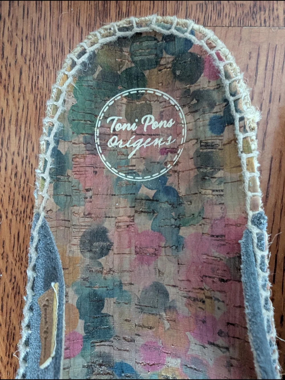 Toni Pons Women's Blue Suede Espadrille Slide Sandals EU 39 US 8.5